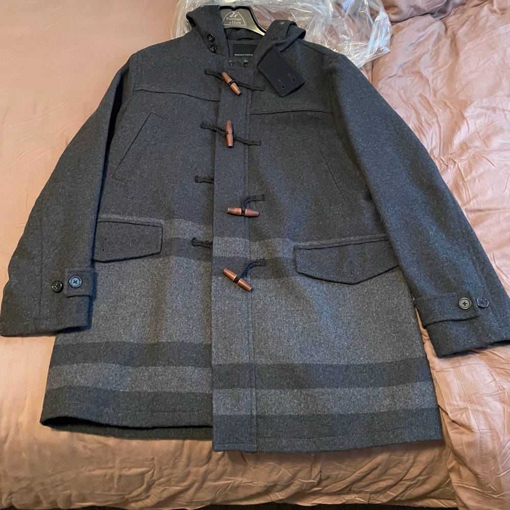 Wool Blend Banana Republic Mens Coat